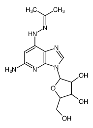 2-[5-amino-7-(2-propan-2-ylidenehydrazinyl)imidazo[4,5-b]pyridin-3-yl]-5-(hydroxymethyl)oxolane-3,4-diol