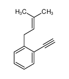 819871-63-1 1-ethynyl-2-(3-methylbut-2-enyl)benzene