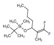 335239-76-4 tert-butyl((1,1-difluoro-2-methylhept-1-en-3-yl)oxy)dimethylsilane