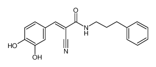 (E)-2-Cyano-3-(3,4-dihydroxyphenyl)-N-(3-phenylpropyl)-2-propenamide 133550-34-2