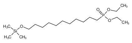 268227-41-4 diethyl 11-[(1,1,1-trimethylsilyl)oxy]undecylphosphonate