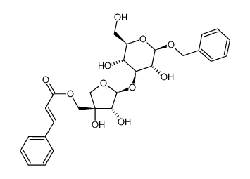 benzyl-7-O-(5-O-trans-cinnamoyl-β-D-apiosyl)-(1->3)-β-D-glucopyranoside 1212005-08-7