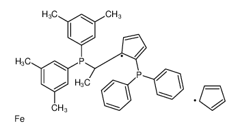 bis(3,5-dimethylphenyl)-[(1S)-1-(2-diphenylphosphanylcyclopenta-2,4-dien-1-yl)ethyl]phosphane,cyclopenta-1,3-diene,iron(2+) 223121-07-1