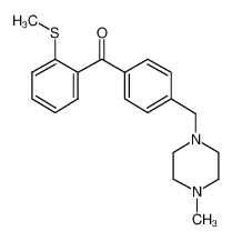 [4-[(4-methylpiperazin-1-yl)methyl]phenyl]-(2-methylsulfanylphenyl)methanone 898783-55-6