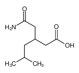 3-(2-amino-2-oxoethyl)-5-methylhexanoic acid 181289-15-6