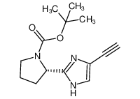 (S)-tert-butyl 2-(4-ethynyl-1H-imidazol-2-yl)pyrrolidine-1-carboxylate 1228968-98-6