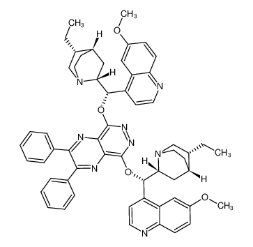 2,3-diphenyl-5,8-bis-(9-O-dihydroquinidine)pyrazino<2,3-d>pyridazine