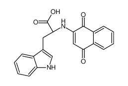 (2S)-2-[(1,4-dioxonaphthalen-2-yl)amino]-3-(1H-indol-3-yl)propanoic acid 185351-19-3