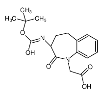 2-[(3S)-3-[(2-methylpropan-2-yl)oxycarbonylamino]-2-oxo-4,5-dihydro-3H-1-benzazepin-1-yl]acetic acid 94793-95-0