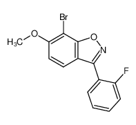 72483-13-7 spectrum, 7-bromo-3-(2-fluorophenyl)-6-methoxy-1,2-benzisoxazole