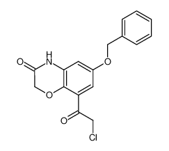 6-benzyloxy-8-(2-chloro-acetyl)-4H-benzo[1,4]oxazin-3-one