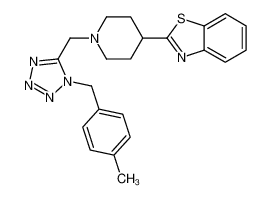 606082-55-7 structure, C22H24N6S