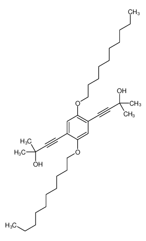 4,4'-[2,5-二(癸基氧基)-1,4-亚苯基]二(2-甲基-3-丁炔-2-醇)