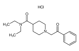 N,N-diethyl-1-phenacylpiperidine-4-carboxamide 6936-89-6