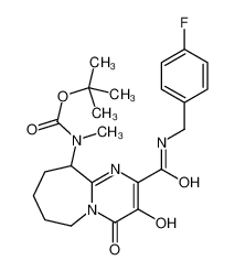 724446-08-6 structure, C23H29FN4O5