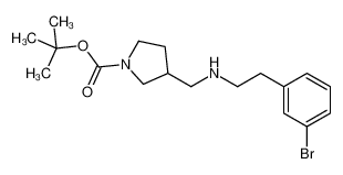 887590-90-1 structure, C18H27BrN2O2