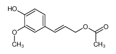 94930-81-1 spectrum, (E)-3-(4-hydroxy-3-methoxyphenyl)allyl acetate