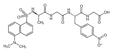 N-DANSYL-D-ALA-GLY-4-NITRO-PHE-GLY 83960-27-4