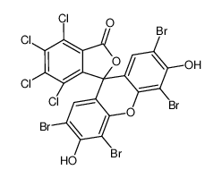 13473-26-2 structure, C20H4Br4Cl4O5