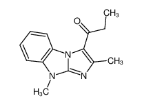 1-(2,9-二甲基-9H-咪唑并[1,2-a]苯并咪唑-3-基)-1-丙酮