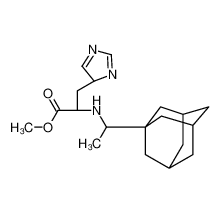 methyl (2R)-2-[1-(1-adamantyl)ethylamino]-3-(4H-imidazol-4-yl)propanoate 1190215-03-2