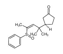 114652-66-3 (2'Z,3RS,SSRS)-3-[1',1'-dimethyl-3'-(phenylsulfinyl)but-2'-enyl]cyclopentanone