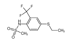 68672-17-3 structure, C10H12F3NO2S2