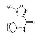 N-(2,5-二硫杂-7-氮杂双环[2.2.1]庚-7-基)-5-甲基-1,2-恶唑-3-甲酰胺
