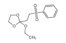 2-乙氧-2-(2'-苯乙基磺酰)-1,3-二氧戊烷