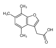 2-(4,6,7-trimethyl-1-benzofuran-3-yl)acetic acid 902139-76-8