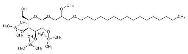 1445992-44-8 3-(hexadecyloxy)-2-methoxypropyl 2,3,4-tris-O-(trimethylsilyl)-β-D-galactopyranoside