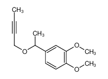 4-(1-but-2-ynoxyethyl)-1,2-dimethoxybenzene 185676-84-0