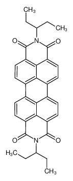 2,9-二(3-戊烷基)异喹啉并[4',5',6':6,5,10]蒽并[2,1,9-def]异喹啉-1,3,8,10(2H,9H)-四酮