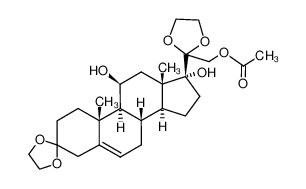 74220-42-1 21-acetoxy-3,3,20,20-bis-ethanediyldioxy-pregn-5-ene-11β,17-diol