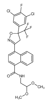 1367283-59-7 structure, C25H20Cl2F4N2O4