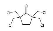 2,2,5,5-tetrakis(chloromethyl)cyclopentan-1-one 67059-01-2