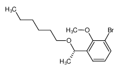 (S)-1-bromo-3-(1-hexyloxyethyl)-2-methyloxybenzene