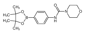 N-(4-(4,4,5,5-Tetramethyl-1,3,2-dioxaborolan-2-yl)phenyl)morpholine-4-carboxamide 874290-97-8