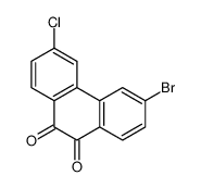 892550-45-7 structure, C14H6BrClO2