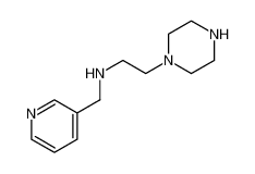 2-piperazin-1-yl-N-(pyridin-3-ylmethyl)ethanamine 6957-13-7