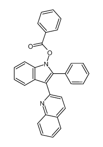 64968-18-9 1-benzoyloxy-2-phenyl-3-(2-quinolyl)indole