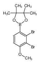 1266379-50-3 structure, C13H17BBr2O3