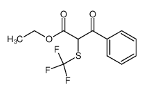 111361-38-7 ethyl 3-oxo-3-phenyl-2-[(trifluoromethyl)sulfanyl]propanoate