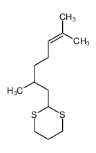 56841-52-2 spectrum, 2-(2,6-dimethylhept-5-enyl)-1,3-dithiane