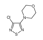 3-Chloro-4-morpholino-1,2,5-thiadiazole 97%