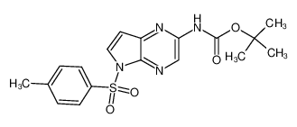 tert-butyl 5-tosyl-5H-pyrrolo[2,3-b]pyrazin-2-ylcarbamate