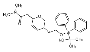 87614-60-6 2-((2S,5R)-5-(2-((tert-butyldiphenylsilyl)oxy)ethyl)-5,6-dihydro-2H-pyran-2-yl)-N,N-dimethylacetamide