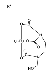 57132-64-6 structure, C10H15ClKN2O7Ru