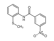 N-(2-methylsulfanylphenyl)-3-nitrobenzamide 51942-39-3