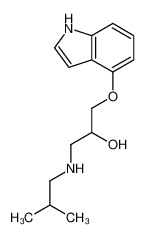 76989-18-9 1-(1H-indol-4-yloxy)-3-(2-methylpropylamino)propan-2-ol